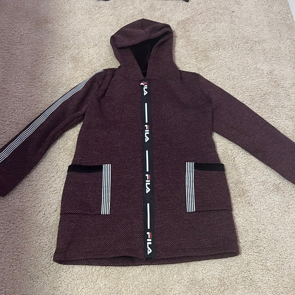 Soft fleece FILA jacket